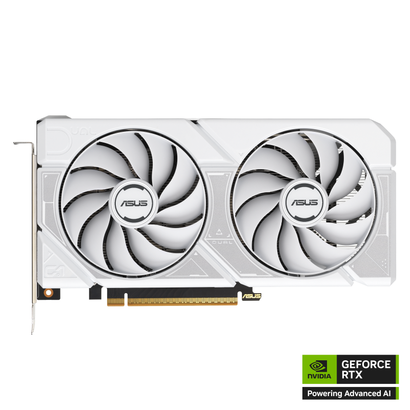 ASUS Dual GeForce RTX 5060 8GB GDDR7 OC White Graphics Card