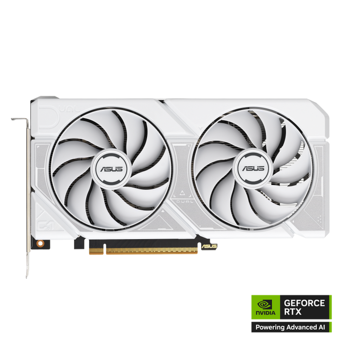 ASUS Dual GeForce RTX 5060 8GB GDDR7 OC White Graphics Card