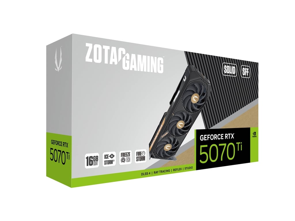 ZOTAC GAMING GeForce RTX 5070 Ti SOLID SFF OC 16GB GDDR7